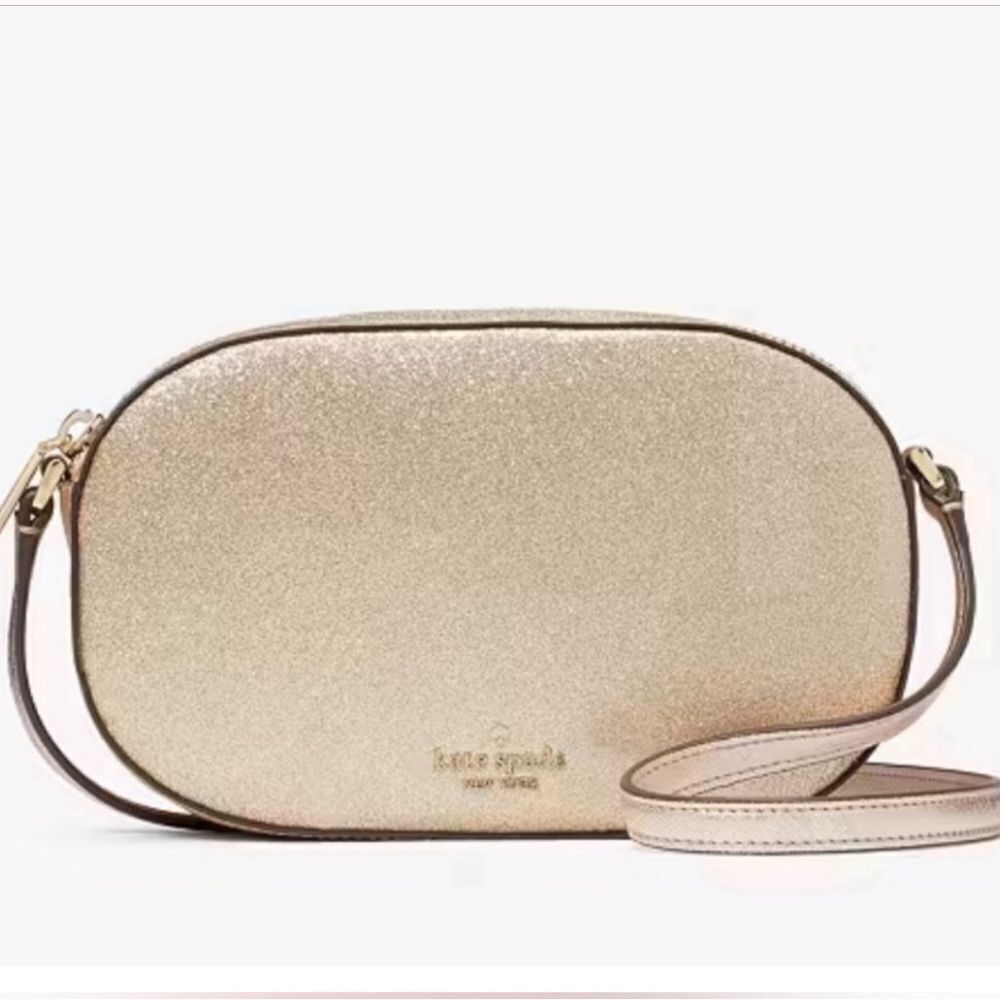 NWOT- Kate Spade Glimmer Oval Camera Bag